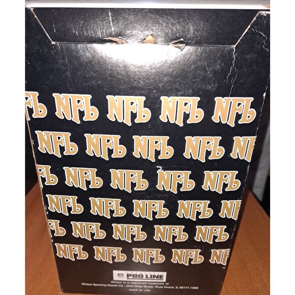 Mike Munchak Signed Wilson Super NFL Grip‎ Football with Original Box - Picture 5 of 6